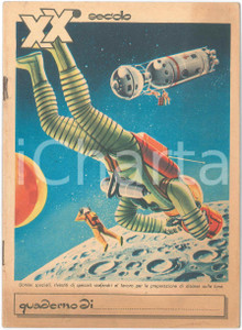 Oggetto da collezione cartaceo 1950 ca Cartiere PIGNA ALZANO LOMBARDO Quaderno scolastico XX Secolo AERONAUTICA 1