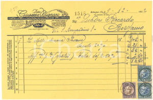 Documento originale, autentico 1932 BOLOGNA Via Roma 2  Giuseppe MIGNANI Forniture per orologeria Fattura 6 1