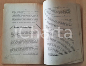 Libro, pubblicazione d epoca 1913 Il Collegio di ABANO in ricordo di Luigi LUZZATTI al Parlamento Bozza 1