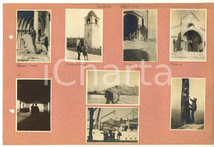 Fotografia d epoca originale 1927 ANCONA Congressisti SocietÃ  DANTE ALIGHIERI in escursione Collage 8 foto 1