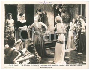 Fotografia d epoca originale 1932 Film The Sign of the Cross  Fredric MARCH Elissa LANDI Photo 1