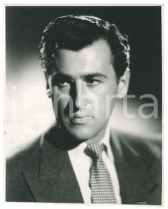 Fotografia d epoca originale 1950 ca CINEMA Attore Stewart GRANGER  Ritratto  Foto 20x24 cm 1