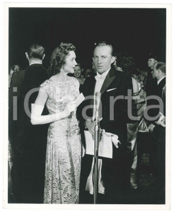 Fotografia d epoca originale 1960 ca USA CINEMA Bing CROSBY a una serata di gala Foto 20x26 cm 1