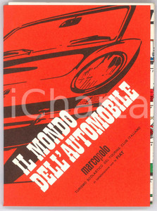 Libro, pubblicazione d epoca 1959 TCI MARCOPOLO Il mondo dell automobile 123 pp. ILLUSTRATO FIAT 1