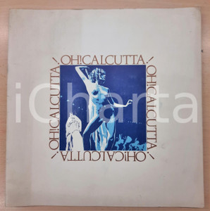 Materiale pubblicitario d’epoca 1970 ca Oh! Calcutta!  RISQUE theatrical revue  ILLUSTRATED Brochure 22 p. 1