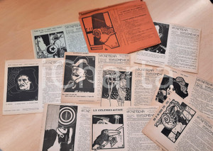 Cartolina originale da collezione 1912 LA CARTOLINA DELLA DOMENICA  Lotto 11 cartoline originali 1