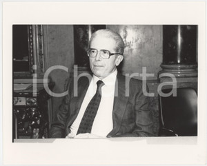 Fotografia d epoca originale 1985 ca ITALIA INDUSTRIA  Gavino MANCA ad PIRELLI  Ritratto Foto 24x18 1