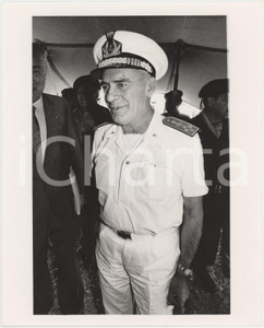 Fotografia d epoca originale 1985 ca ESERCITO ITALIANO  MARINA  Ammiraglio Giasone PICCIONI Foto 1 1