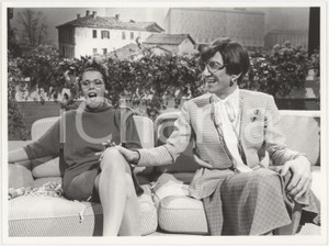 Fotografia d epoca originale 1986 RAI UNO Io a modo mio  Gigi PROIETTI sketch vecchia signora 2 Foto 1