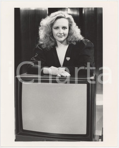 Fotografia d epoca originale 1985 ca TELEVISIONE ITALIA Oletta CITTERIO  Ritratto Foto 3 1