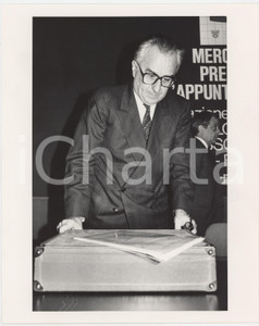 Fotografia d epoca originale 1985 ca CONFINDUSTRIA Giorgio MALERBA presidente FEDERTESSILE Foto 3 1