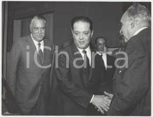 Fotografia d epoca originale 1964 FIERA DI MILANO Primo MACEF  Athos VALSECCHI in visita Foto 4 1