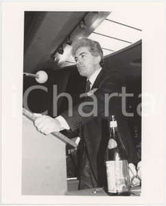 Fotografia d epoca originale 1984 MILANO  PSI  Gian Stefano MILANI a un congresso  Ritratto Foto 1 1