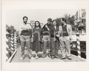 Fotografia d epoca originale 1987 VENEZIA Mostra del Cinema  Nanni MORETTI Giulia BOSCHI Marco MESSERI Foto 1