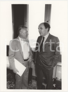 Fotografia d epoca originale 1985 ca MILANO Terrazza Martini  Leonardo MONDADORI Thomas MESSER 2 Foto 1