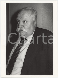 Fotografia d epoca originale 1985 ca POLITICA  MSI  Mario TEDESCHI  Ritratto  Foto 18x24 cm 8 1