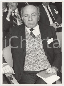 Fotografia d epoca originale 1985 ca MILANO BORSA ASSBB  Giuseppe VIGORELLI presidente  Ritratto Foto 2 1