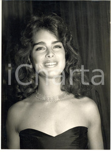 Fotografia d epoca originale 1983 NEW YORK  Brooke SHIELDS  Portrait  Photo 19x25 cm 1