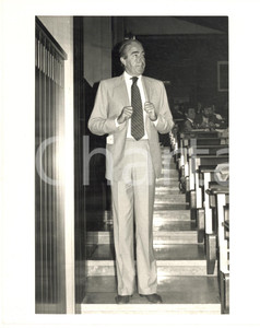 Fotografia d epoca originale 1990 ca COSTUME ITALIA Mario D URSO a una presentazione  Foto 3 1