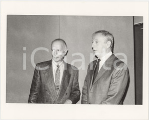 Fotografia d epoca originale 1990 ca FRANCE  CINEMA Yves MONTAND Ritratto attore  Foto 25x20 cm 1