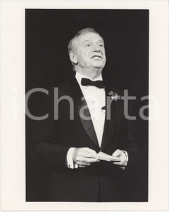 Fotografia d epoca originale 1989 FESTIVAL DI CANNES Yves MONTAND Ritratto attore  Foto 18x24 cm 1