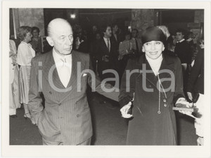 Fotografia d epoca originale 1985 ca CINEMA Valentina CORTESE Carlo DE ANGELI Foto 24x18 cm 1
