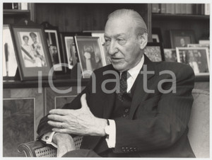 Fotografia d epoca originale 1990 ca AUSTRIA Kurt WALDHEIM Ritratto  Foto 24x18 cm 1 1