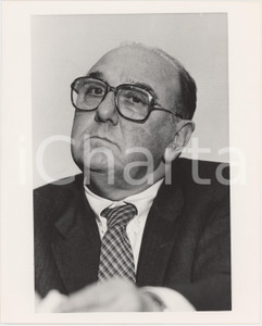 Fotografia d epoca originale 1985 ca RAI Giuseppe ROSSINI Ritratto del dirigente  Foto 20x25 cm 2 1
