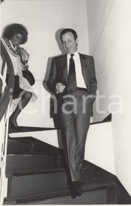 Fotografia d epoca originale 1990 ca CONFINDUSTRIA Lorenzo NECCI Amministratore delegato ENICHEM Foto 20x25 1