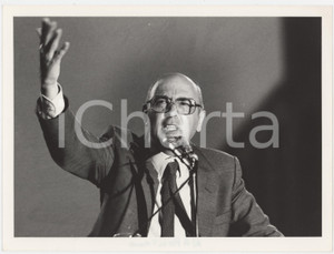 Fotografia d epoca originale 1985 ca PARTITO COMUNISTA Giorgio NAPOLITANO Politico PCI Foto 24x18 cm 3 1
