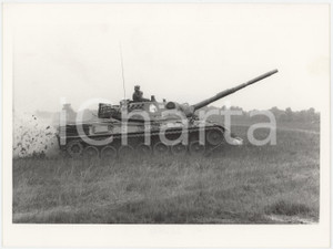 Fotografia d epoca originale 1985 ca ESERCITO ITALIANO  GRANDI MANOVRE Carro armato Leopard  Foto 28x14 cm 1