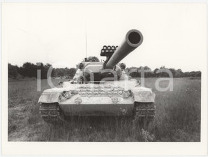 Fotografia d epoca originale 1985 ca ESERCITO ITALIANO  GRANDI MANOVRE Carro armato  Foto 14x28 cm 1 1
