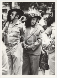 Fotografia d epoca originale 1985 ca ESERCITO ITALIANO Corpo dei bersaglieri  Foto 18x24 cm 1 1