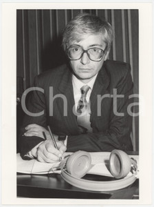 Fotografia d epoca originale 1988 CNR EUREKA Fabio PISTELLA Ritratto del fisico  Foto 18x24 cm 1