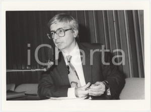 Fotografia d epoca originale 1988 PROGETTO EUREKA Fabio PISTELLA Ritratto del fisico  Foto 24x18 cm 2 1