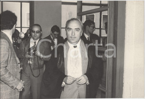 Fotografia d epoca originale 1970 ca MILANO Processo PINELLI Avvocato Armando CILLARIO Foto 30x19 cm 1