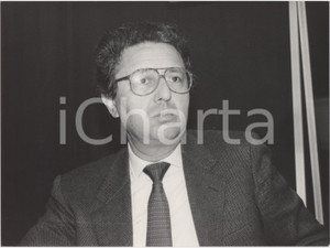 Fotografia d epoca originale 1985 ca DEMOCRAZIA CRISTIANA Roberto MAZZOTTA Politico DC Foto 24x18 cm 1 1