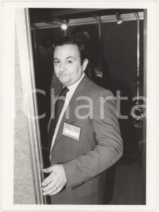 Fotografia d epoca originale 1985 ca CONFINDUSTRIA Carlo PATRUCCO Ritratto  Foto 18x24 cm 13 1