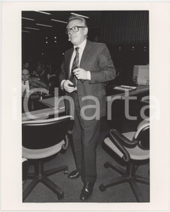 Fotografia d epoca originale 1985 ca DEMOCRAZIA CRISTIANA Luigi GRANELLI Politico Foto 20x25 cm 1