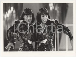 Fotografia d epoca originale 1985 RAI 2  IL TASTOMATTO Amii STEWART Ritratto  Foto 24x18 cm 1