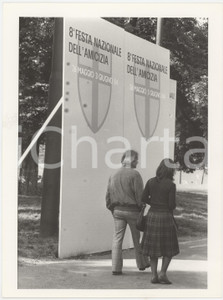 Fotografia d epoca originale 1984 MILANO Festa dell amicizia DEMOCRAZIA CRISTIANA Foto 18x24 cm 6 1