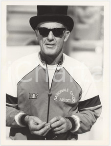 Fotografia d epoca originale 1987 ITALIA  CALCIO Philippe LEROY Nazionale Calcio Artisti  Foto 18x24 cm 1