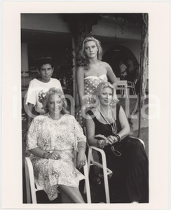 Fotografia d epoca originale 1987 VENEZIA Mostra del cinema  Giada FAGGIOLI Santo POLIMENO con le madri 1 1