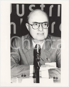 Fotografia d epoca originale 1985 ca MILANO UniversitÃ  Bocconi  Giuliano URBANI Foto 20x25 cm 1 1