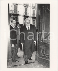 Fotografia d epoca originale 1985 ca PARTITO REPUBBLICANO Giovanni SPADOLINI Politico PRI Foto 20x25 cm 6 1