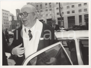 Fotografia d epoca originale 1985 ca PARTITO REPUBBLICANO Giovanni SPADOLINI Politico PRI Foto 24x18 cm 21 1
