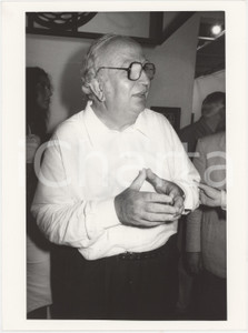 Fotografia d epoca originale 1985 ca PARTITO REPUBBLICANO Giovanni SPADOLINI Politico PRI Foto 18x24 cm 20 1