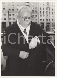 Fotografia d epoca originale 1985 ca PARTITO REPUBBLICANO Giovanni SPADOLINI Politico PRI Foto 18x24 cm 19 1