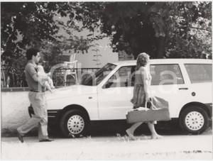 Fotografia d epoca originale 1985 ca ANNI DI PIOMBO Marco BARBONE Cristina GRINER paparazzati  Foto 24x18 cm 1