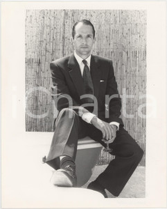 Fotografia d epoca originale 1985 ca VENEZIA Mostra del Cinema  Michael MALONEY Ritratto attore  Foto 20x25 1